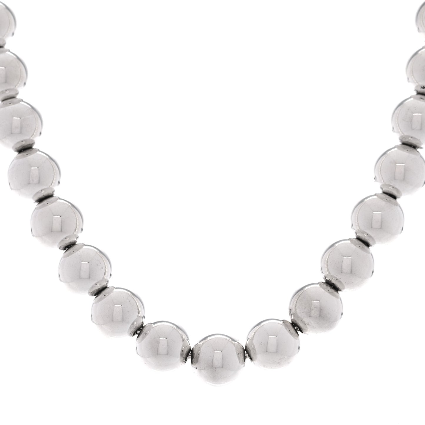 Sterling Silver HardWear Graduated Ball Necklace