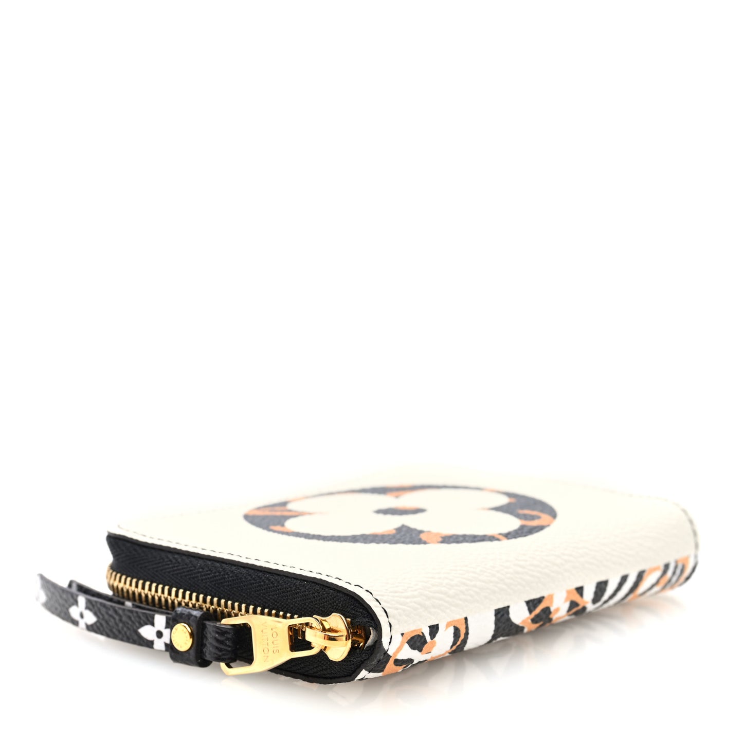 Monogram Giant Jungle Zippy Coin Purse Black