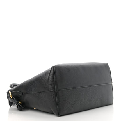 Prada Vitello Daino Shopping Tote Black 3 of 12