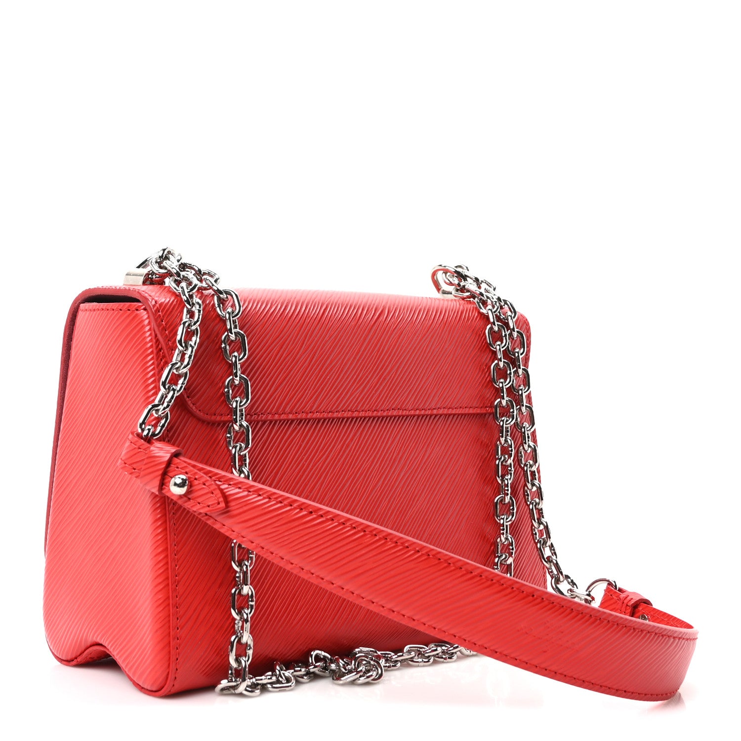 Louis Vuitton Epi Twist Shoulder Bag MM Coquelicot 3 of 10