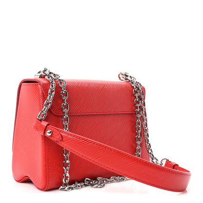 Louis Vuitton Epi Twist Shoulder Bag MM Coquelicot 3 of 10