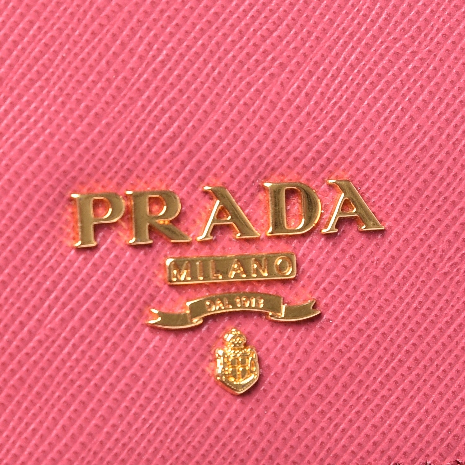 Prada Saffiano Multicolor Compact Wallet Peonia Begonia 9 of 10