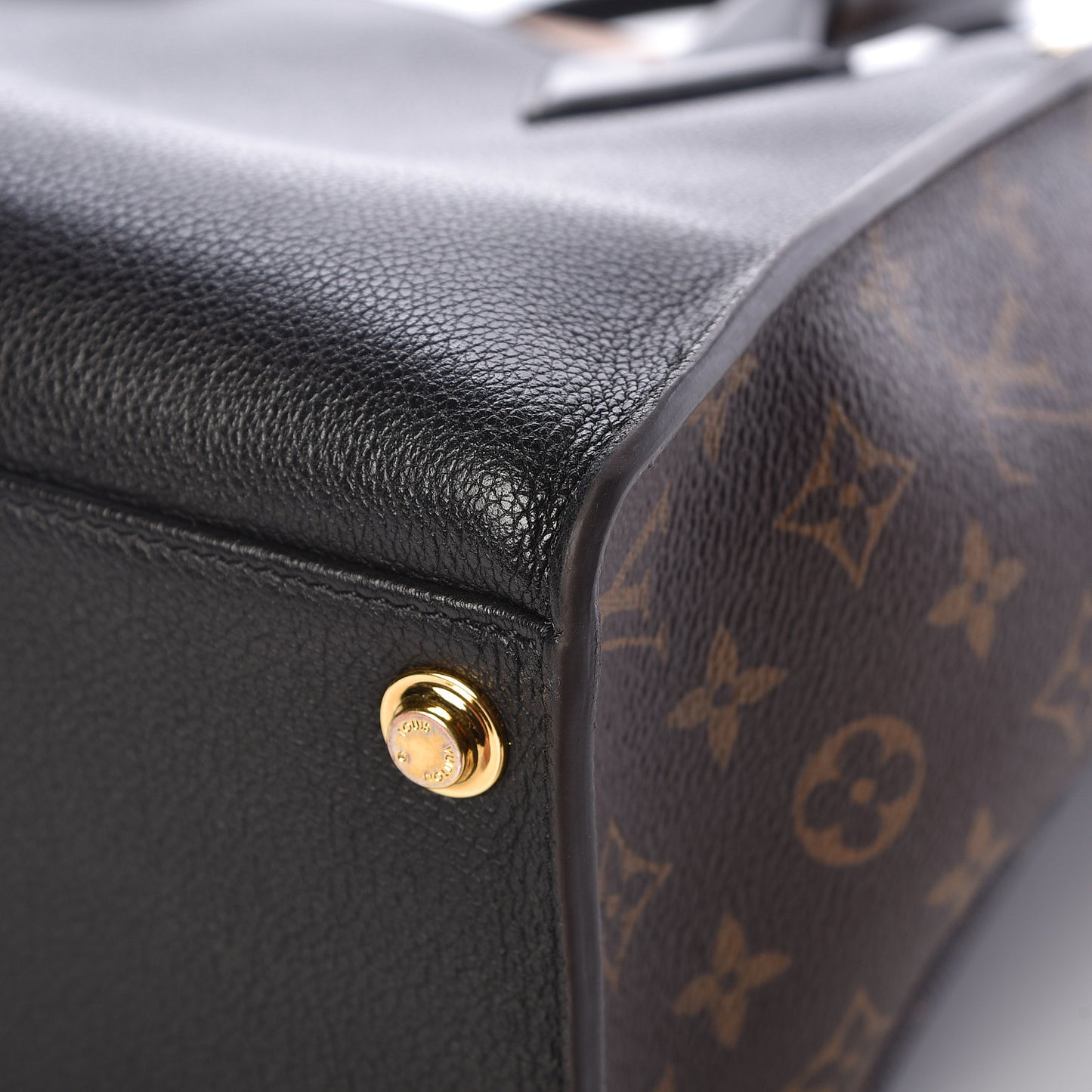 Calfskin Monogram On My Side Black
