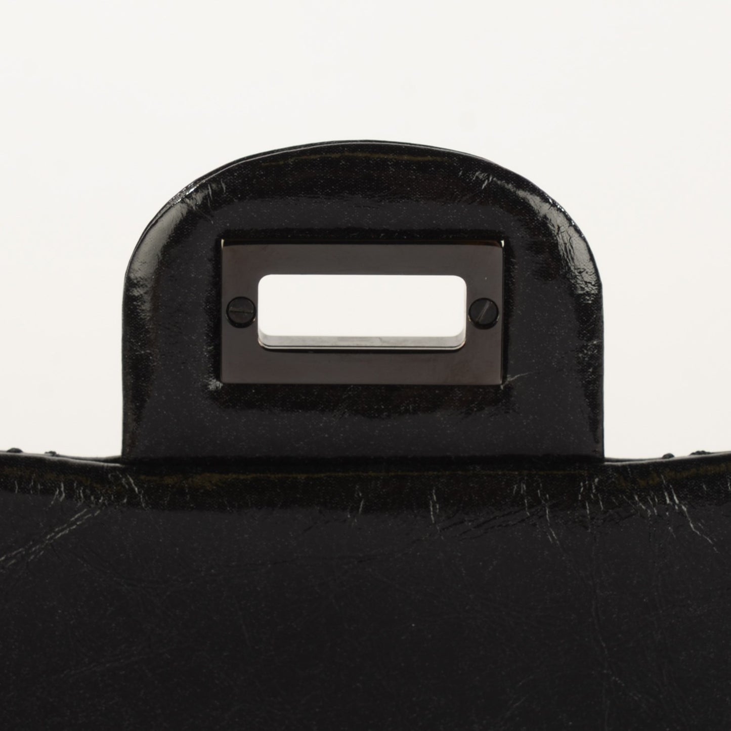 Glazed Calfskin Quilted 2.55 Reissue 226 Flap Black