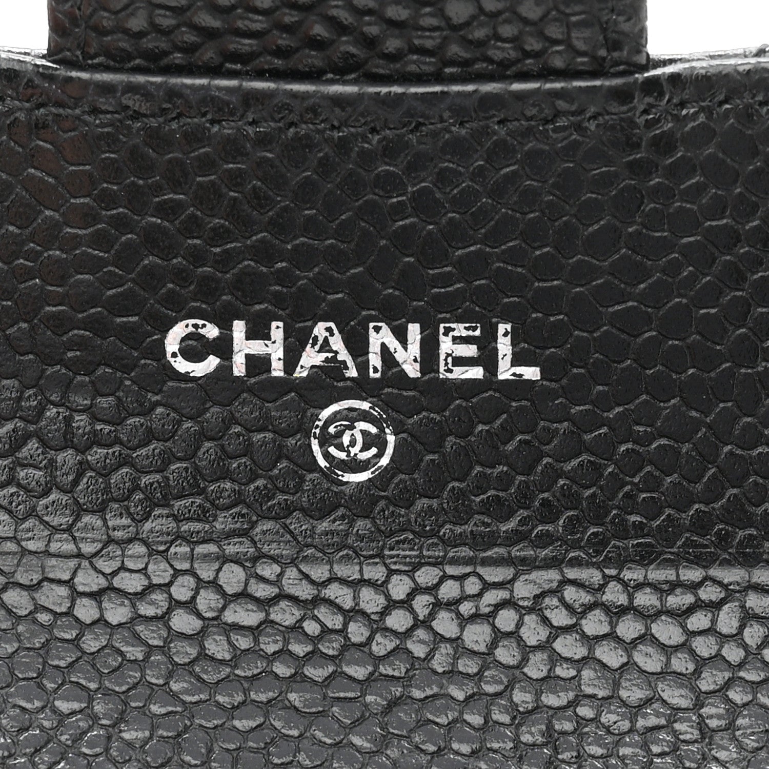 Chanel Caviar Quilted Flap Card Holder Wallet Black 6 of 8