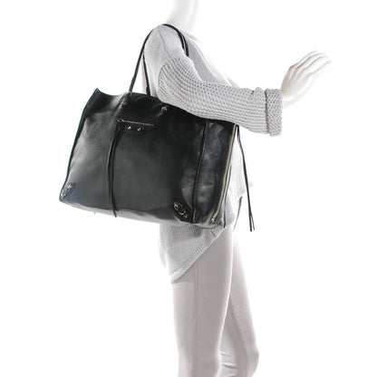 Balenciaga Supple Calfskin Papier A4 Tote Black 2 of 7