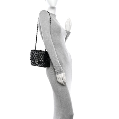Chanel Patent Quilted Medium Double Flap Black 2 of 10