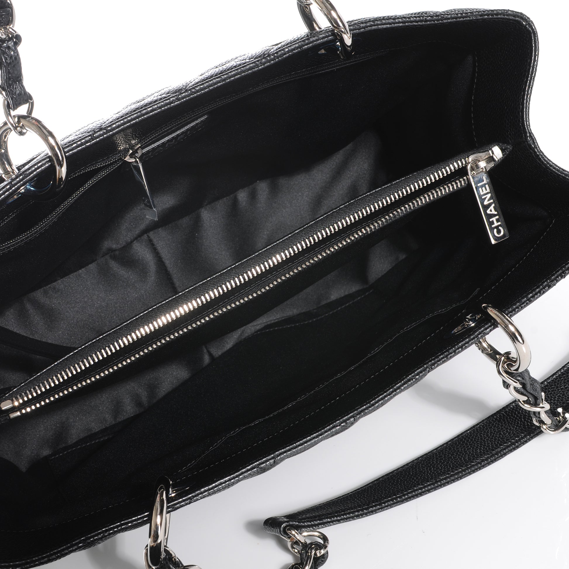 Chanel Caviar Grand Shopping Tote GST Black 7 of 7