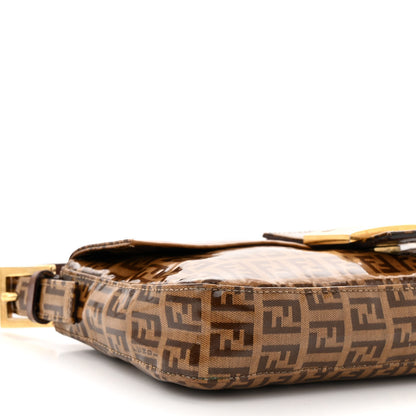 Fendi Vinyl Zucchino Baguette Tobacco 8 of 11