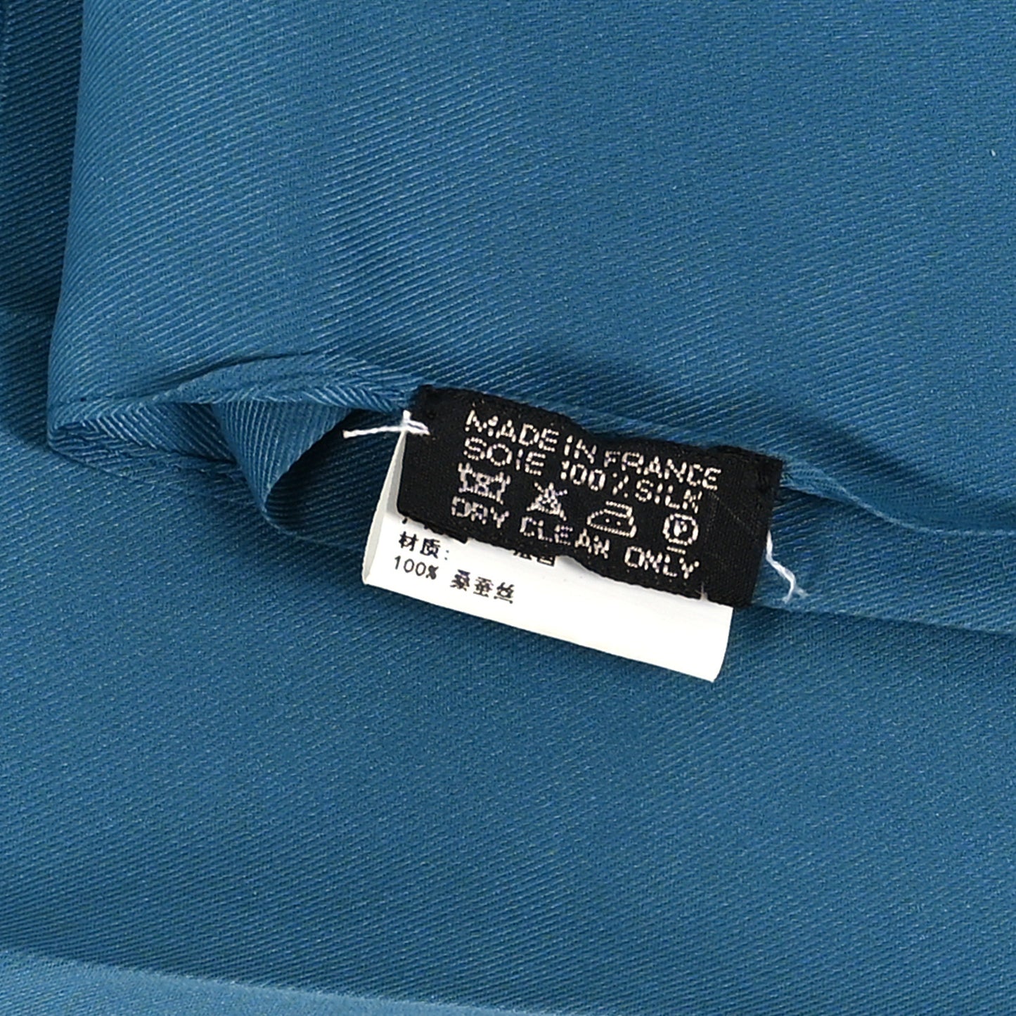 Silk Scarf Blue