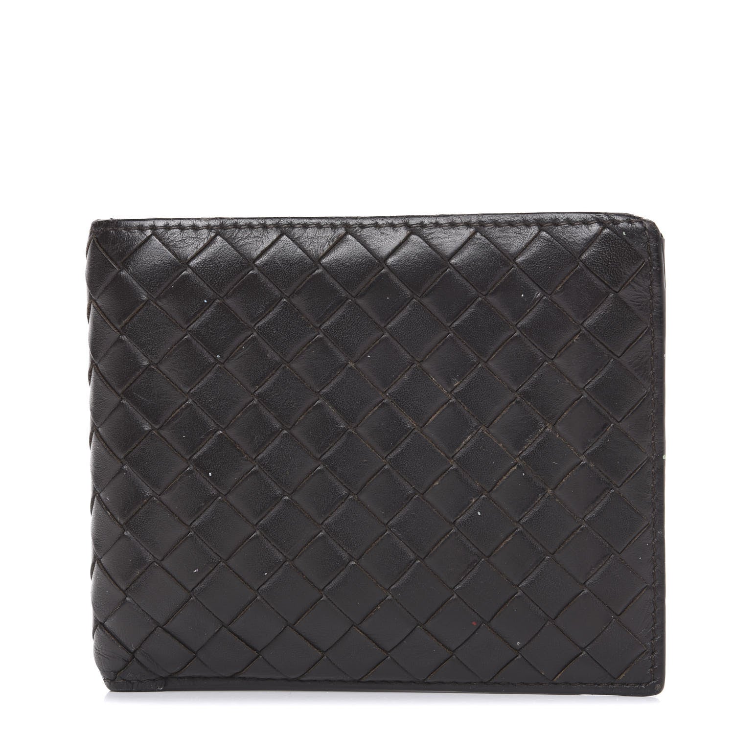 Bottega Veneta Nappa Intrecciato Bi-Fold Wallet Ebano 1 of 7