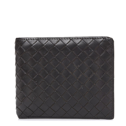 Bottega Veneta Nappa Intrecciato Bi-Fold Wallet Ebano 1 of 7