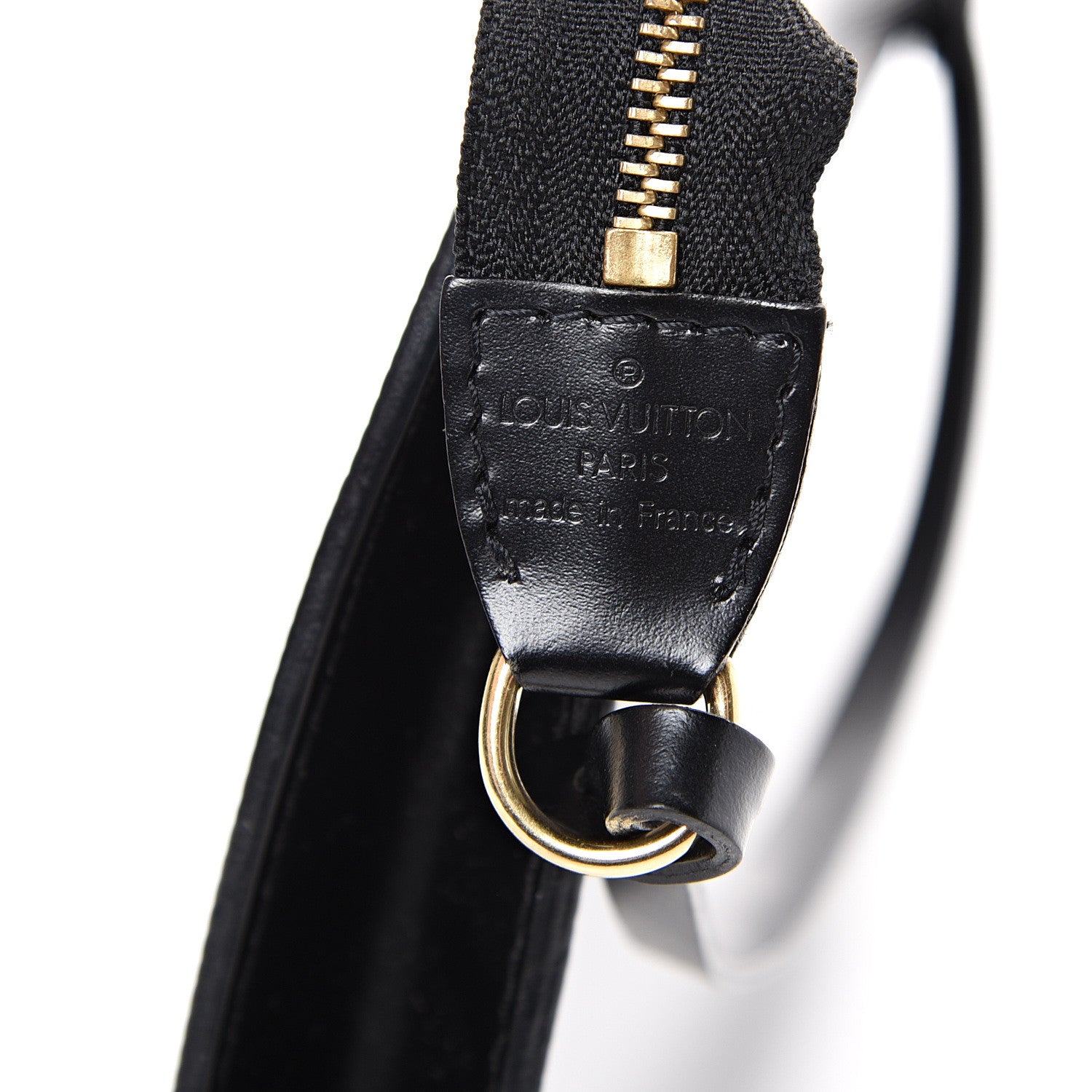 Louis Vuitton Epi Pochette Accessories 24 Black 5 of 11