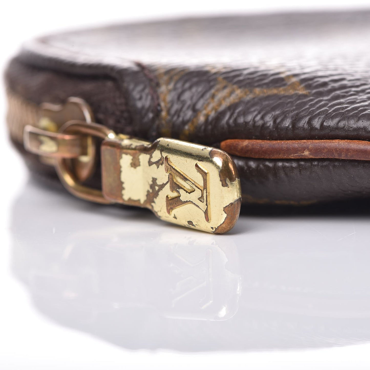 Monogram Round Coin Purse