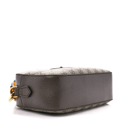 Gucci GG Supreme Monogram Web Neo Vintage Shoulder Bag Beige New Acero Crop 4 of 11