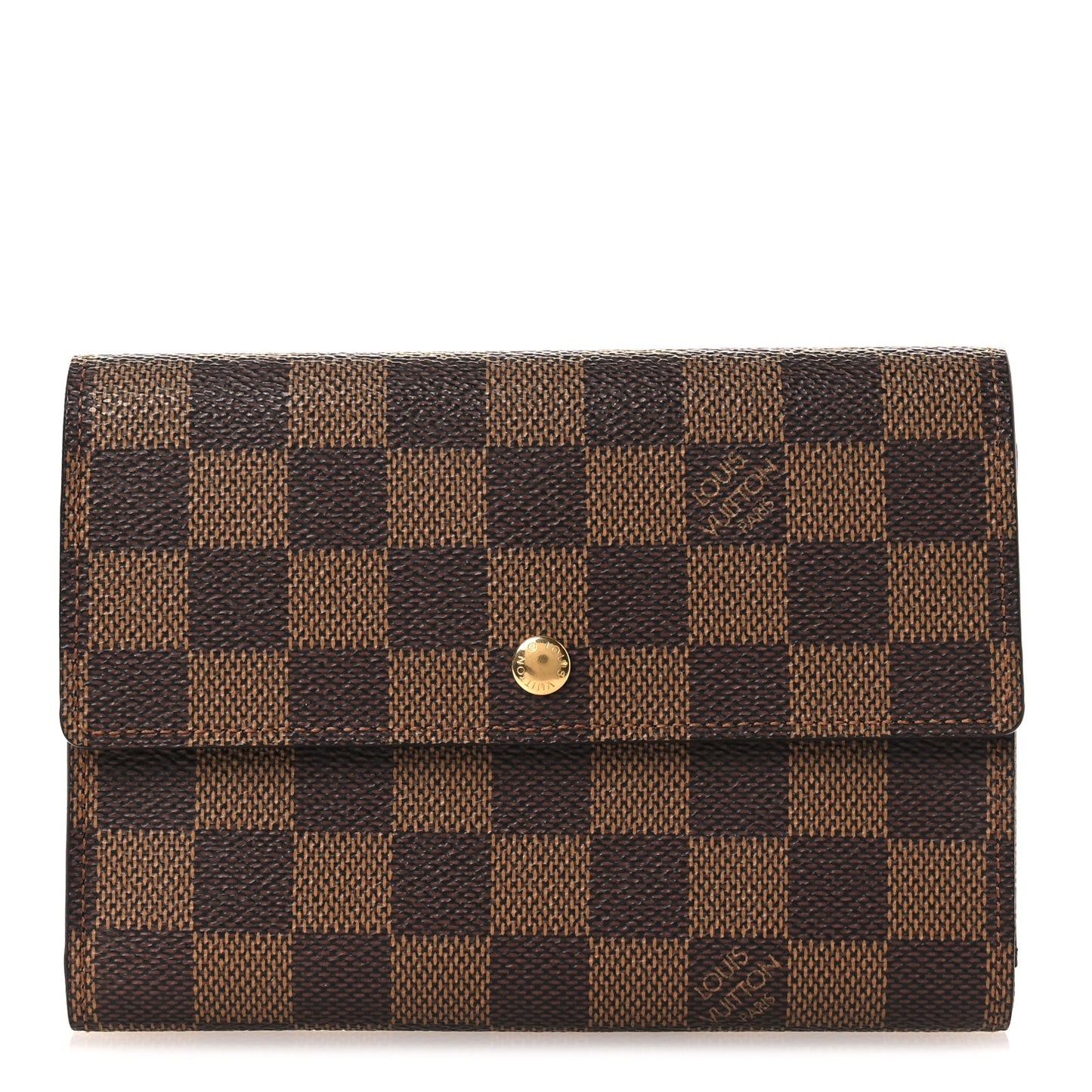 Damier Ebene Porte Tresor Etui Papier Wallet