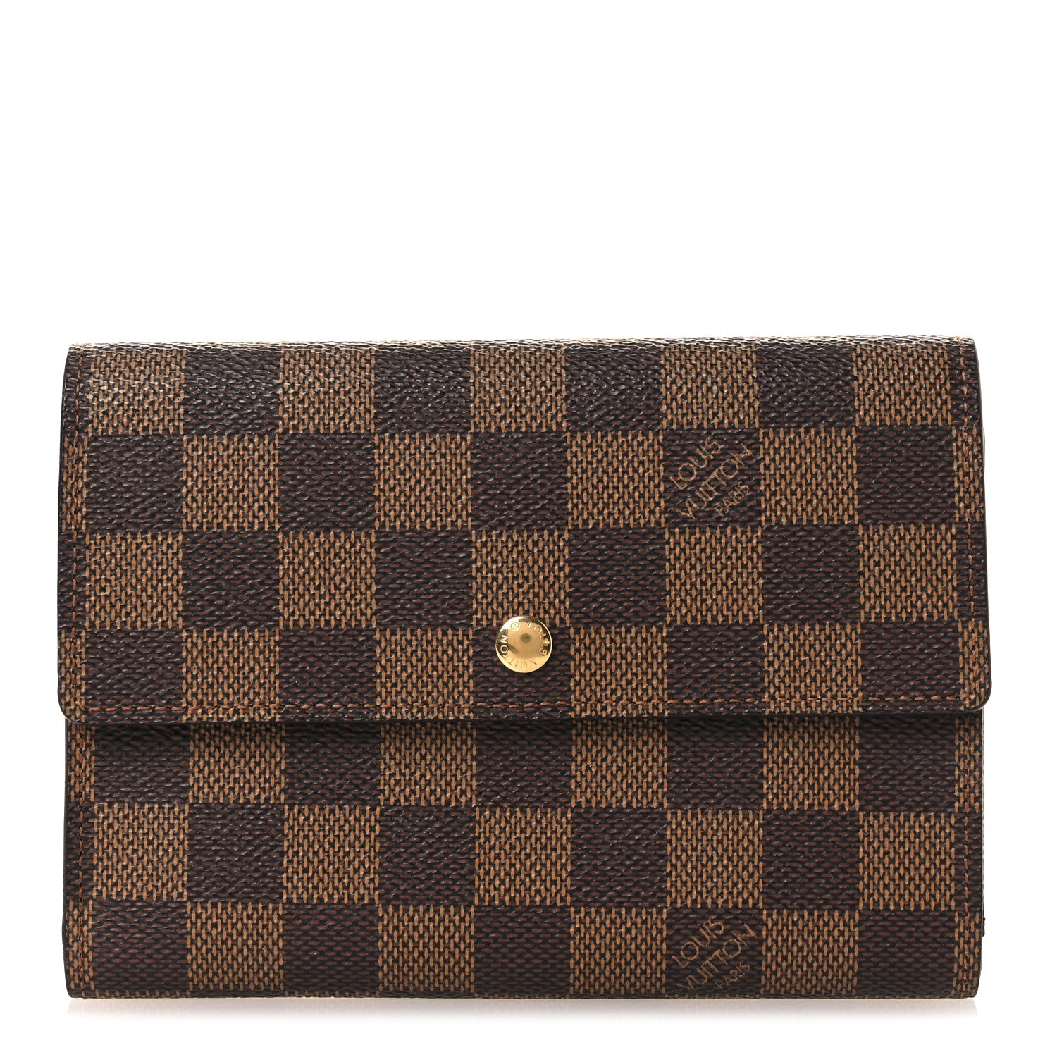 Louis Vuitton Damier Ebene Porte Tresor Etui Papier Wallet 1 of 9