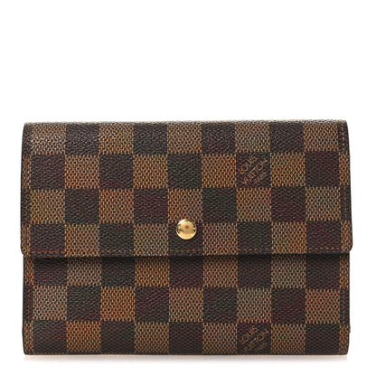 Louis Vuitton Damier Ebene Porte Tresor Etui Papier Wallet 1 of 9