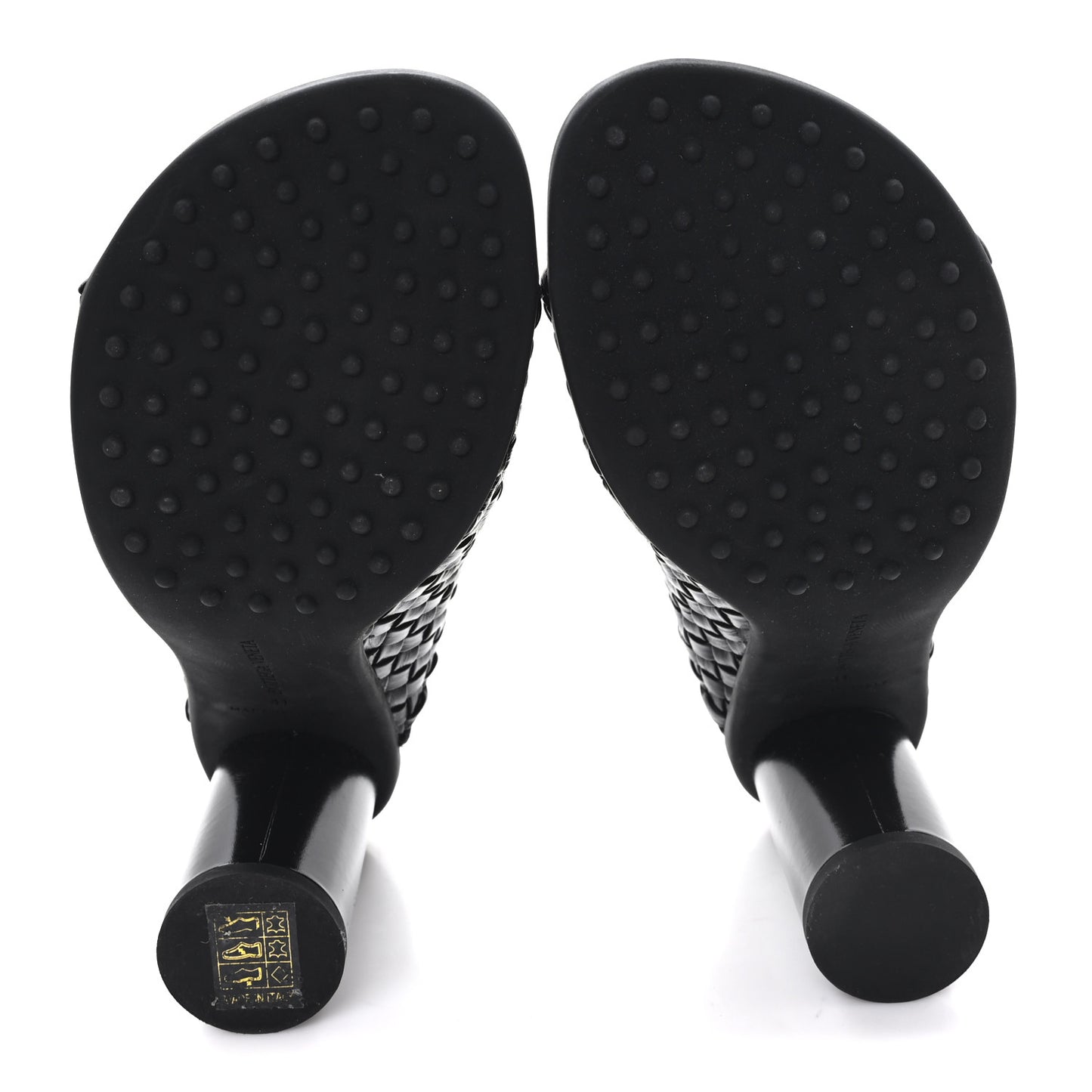 Nappa Intrecciato Atomic Sandals 41 Black
