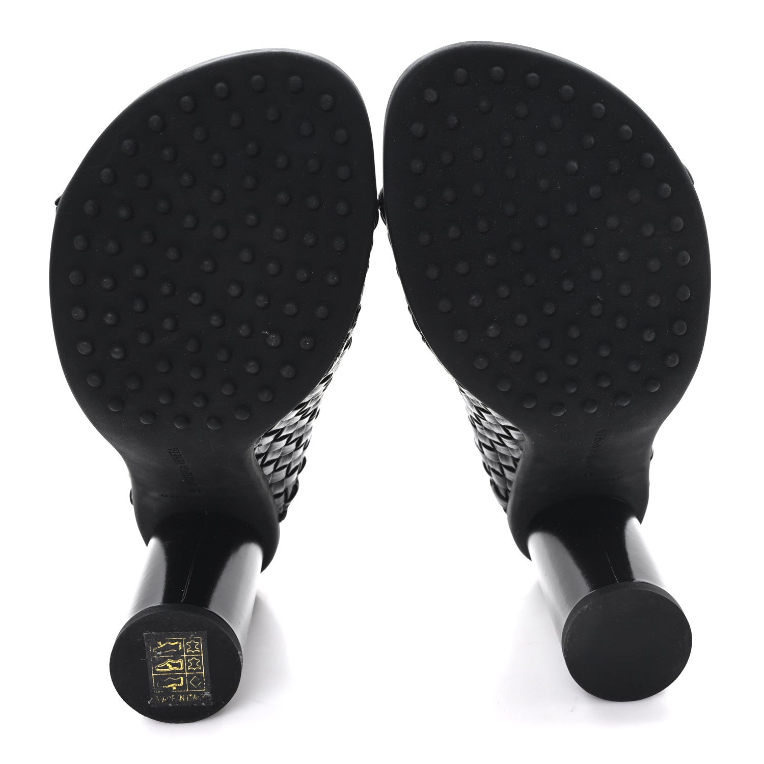 Bottega Veneta Nappa Intrecciato Atomic Sandals 41 Black 6 of 8