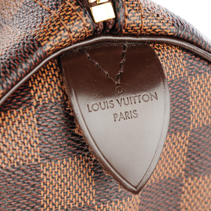 Louis Vuitton Damier Ebene Speedy 30 7 of 9