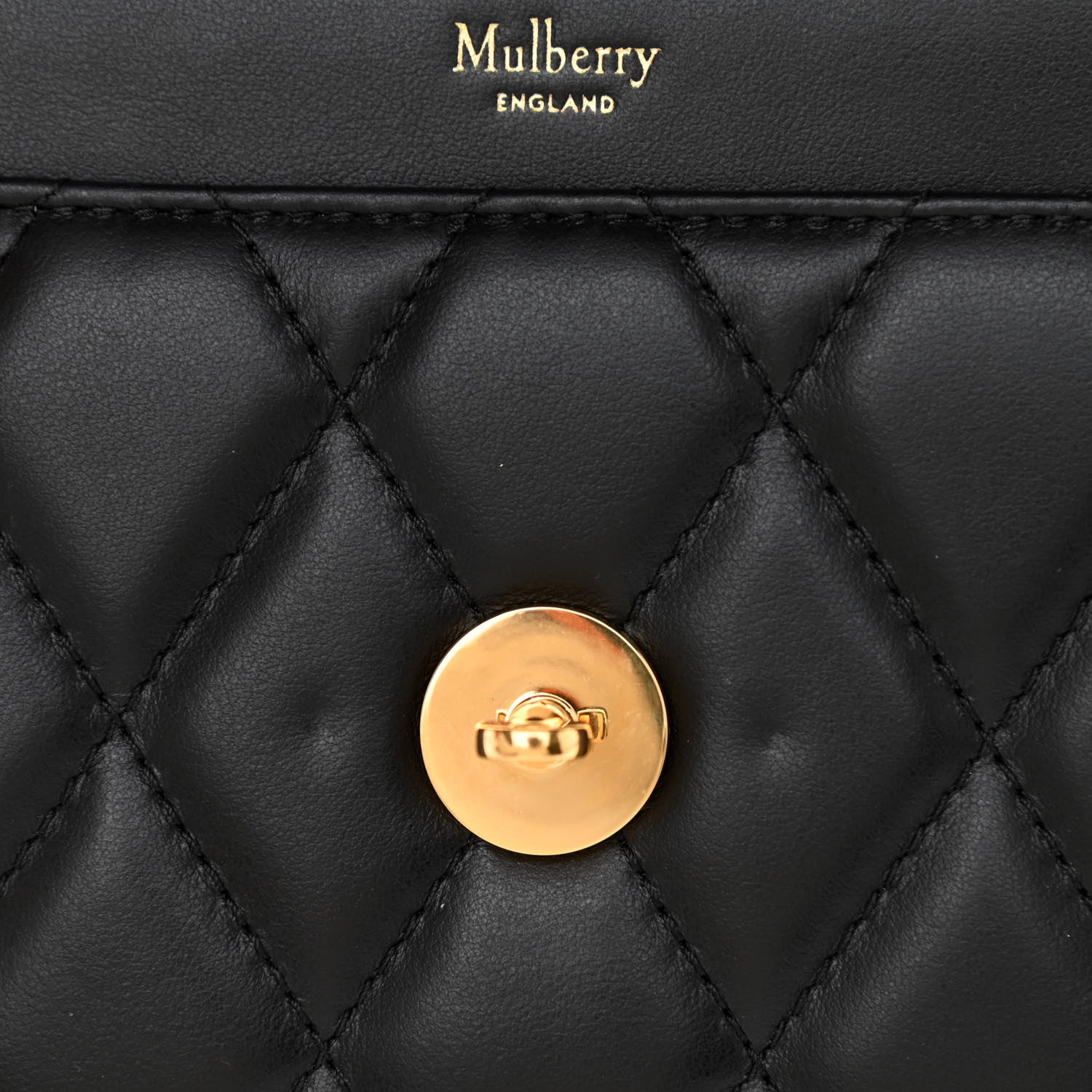 Mulberry Smooth Calfskin Quilted Small Darley Shoulder Bag Black 8 of 9