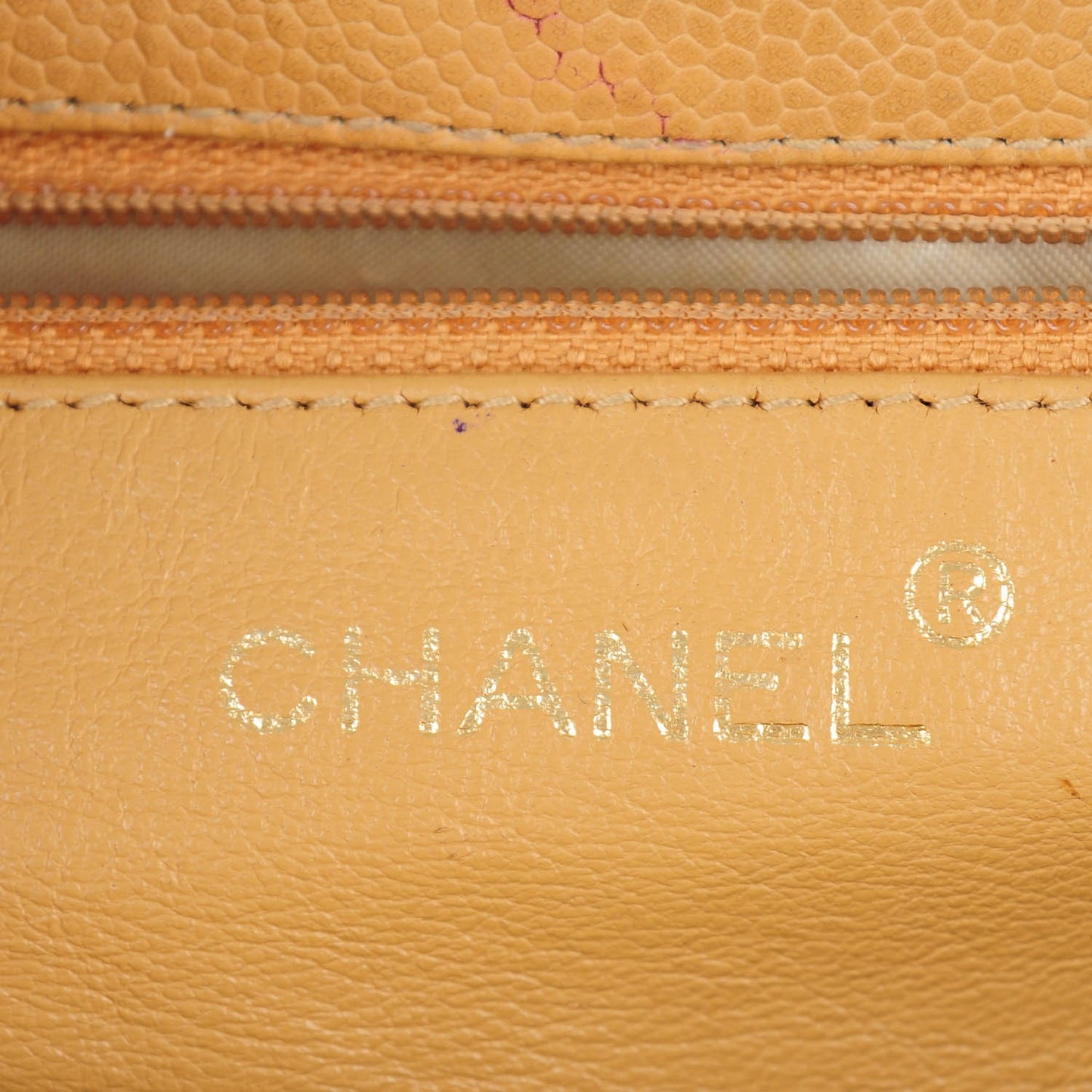 Caviar Shoulder Bag Beige