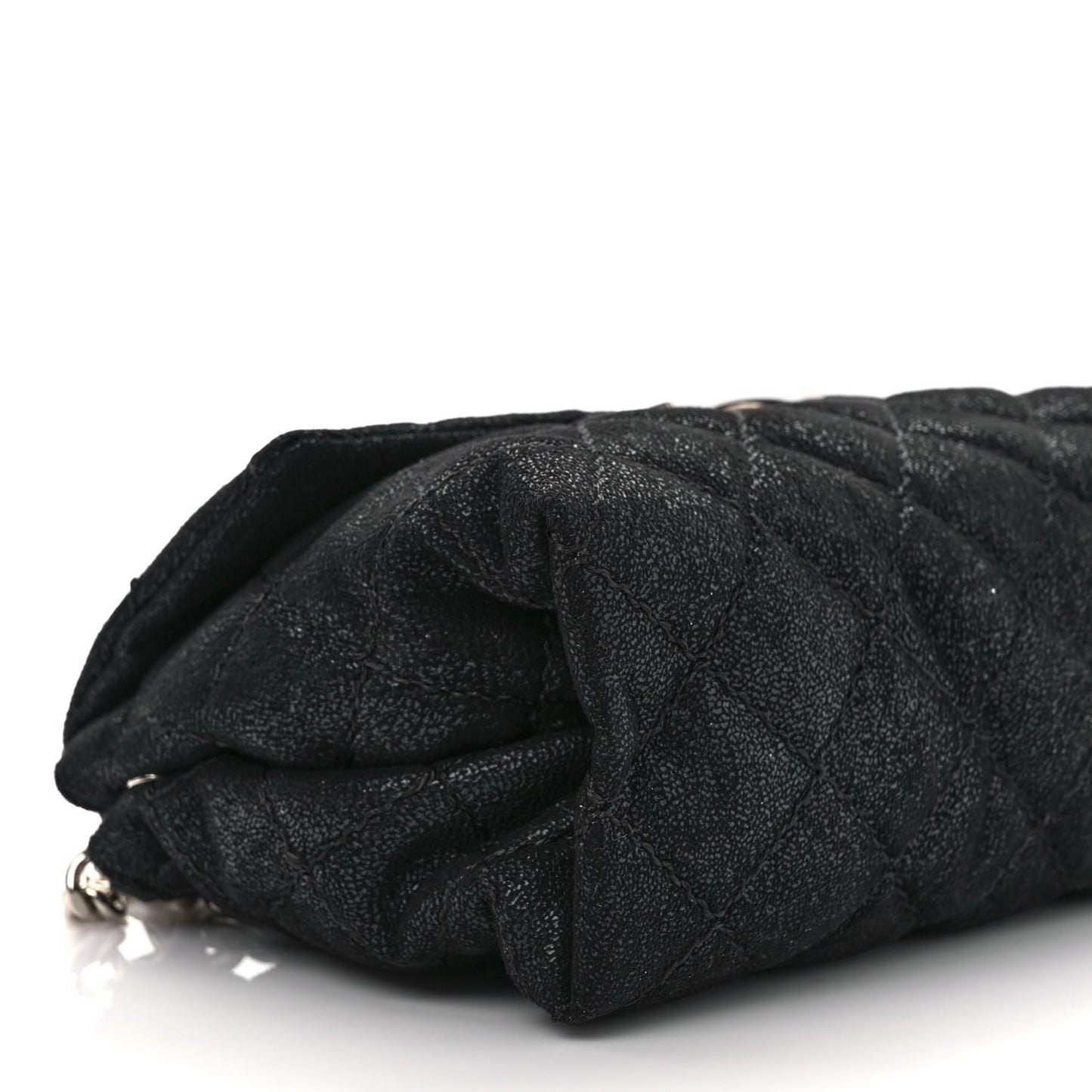 Shaggy Deer Quilted Small Beckett Chain Shoulder Bag Black