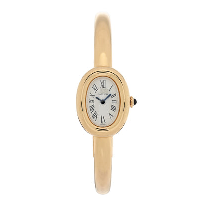 Cartier 18K Yellow Gold 19mm Baignoire Quartz Watch 1 of 5