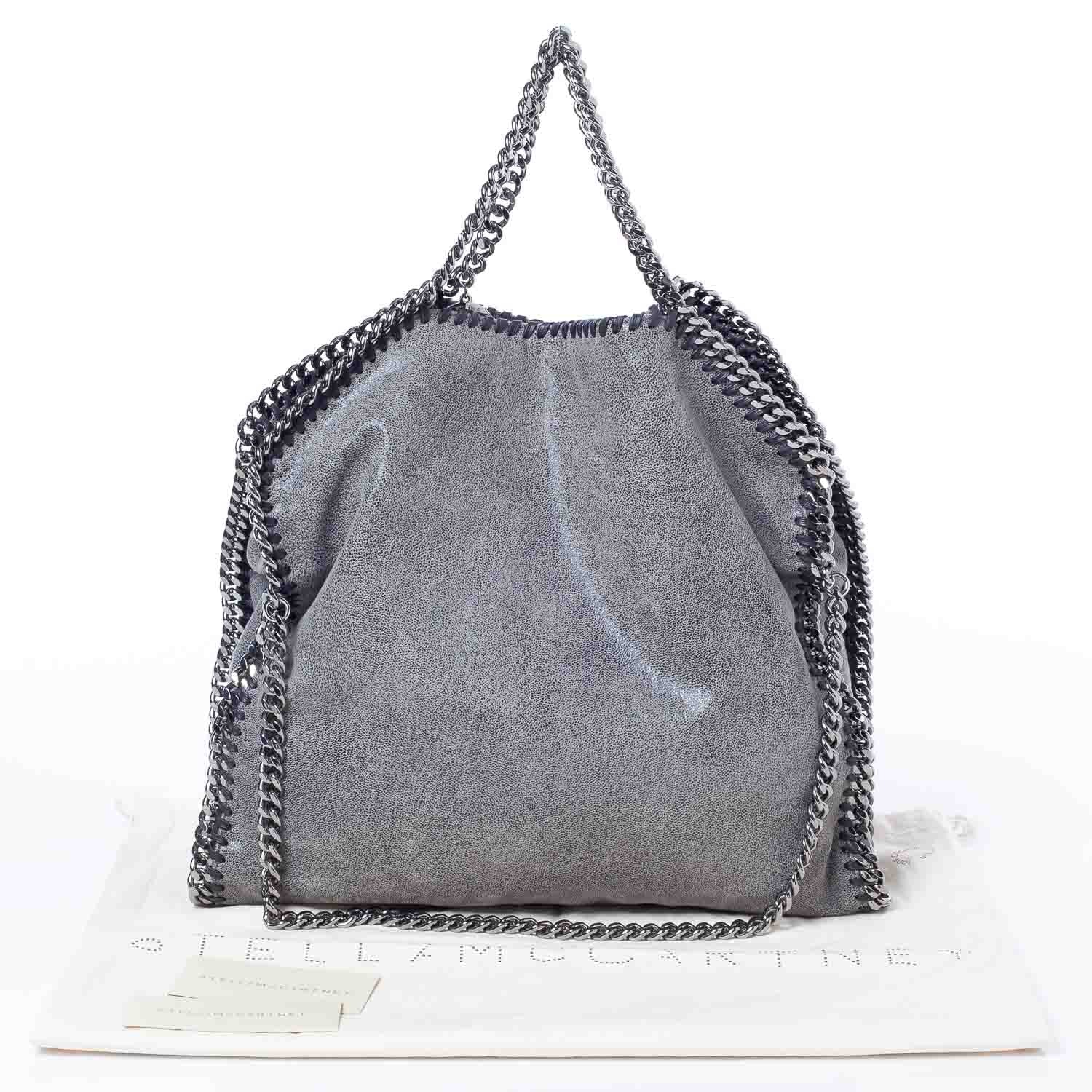 Stella McCartney Faux Leather Large Shaggy Deer Falabella Gray 11 of 11