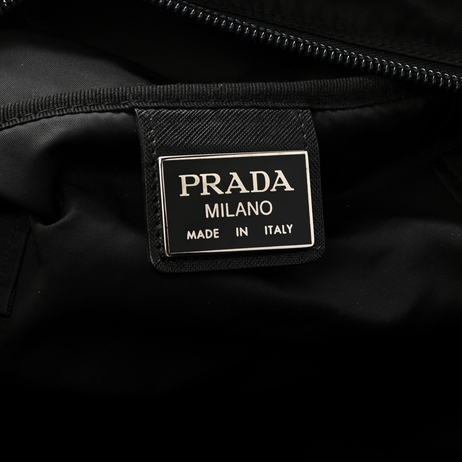 Prada Tessuto Nylon Saffiano Viaggio Duffle Black 6 of 14