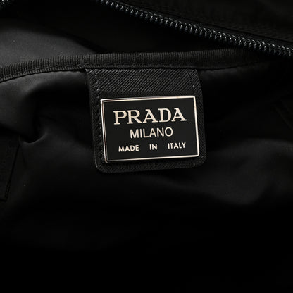 Prada Tessuto Nylon Saffiano Viaggio Duffle Black 6 of 14