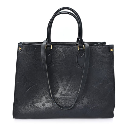 Louis Vuitton Empreinte Monogram Giant Onthego MM Black 1 of 10