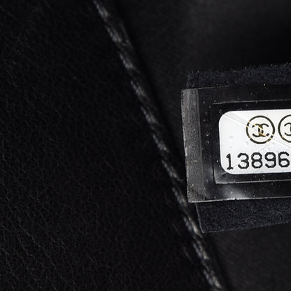 Chanel Lambskin Quilted Chanel 3 Maxi Flap Bag Black 9 of 10