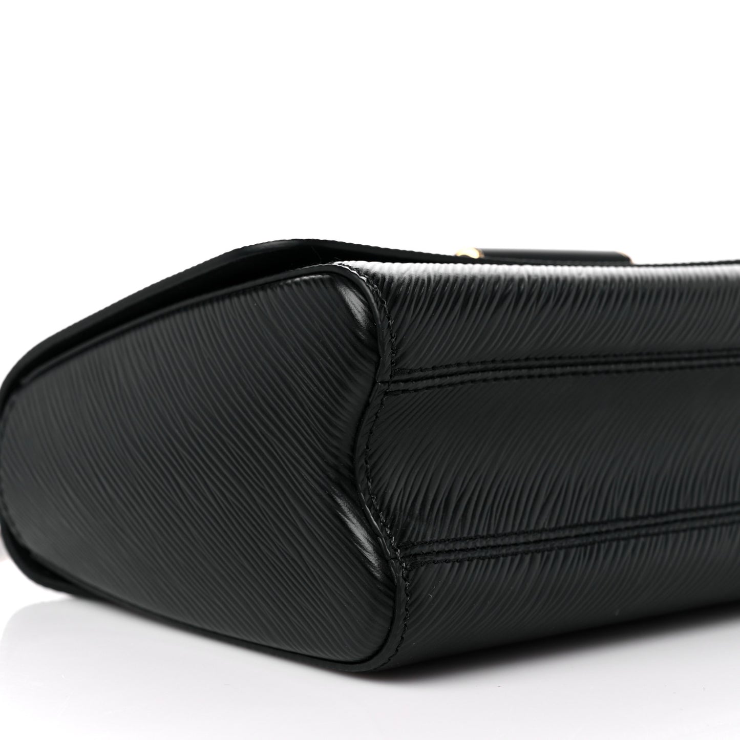 Epi Twist Shoulder Bag MM Matte Black Gold