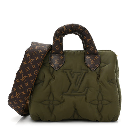 Louis Vuitton LOUIS VUITTON Econyl Mini Monogram Pillow Speedy Bandouliere 25 Khaki 1 of 9