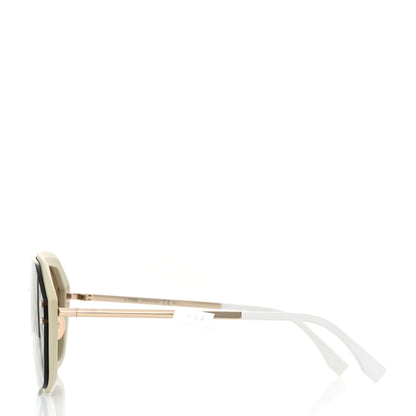 Fendi FF Fabulous Shield Sunglasses FF M0039/G/S White 3 of 7