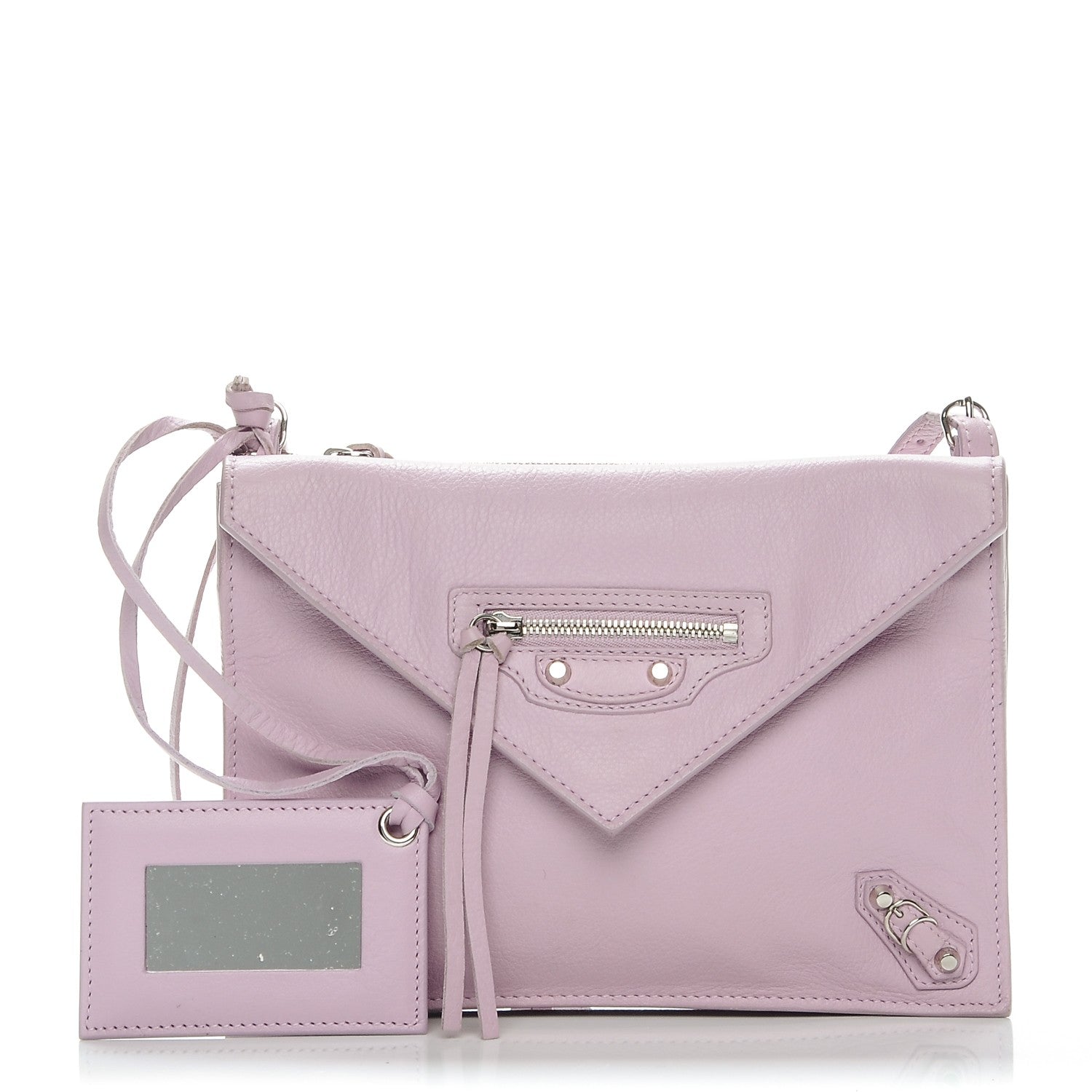 Balenciaga Calfskin Papier Mini Triple Crossbody Rose Orchid 1 of 9