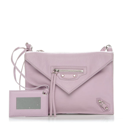 Balenciaga Calfskin Papier Mini Triple Crossbody Rose Orchid 1 of 9