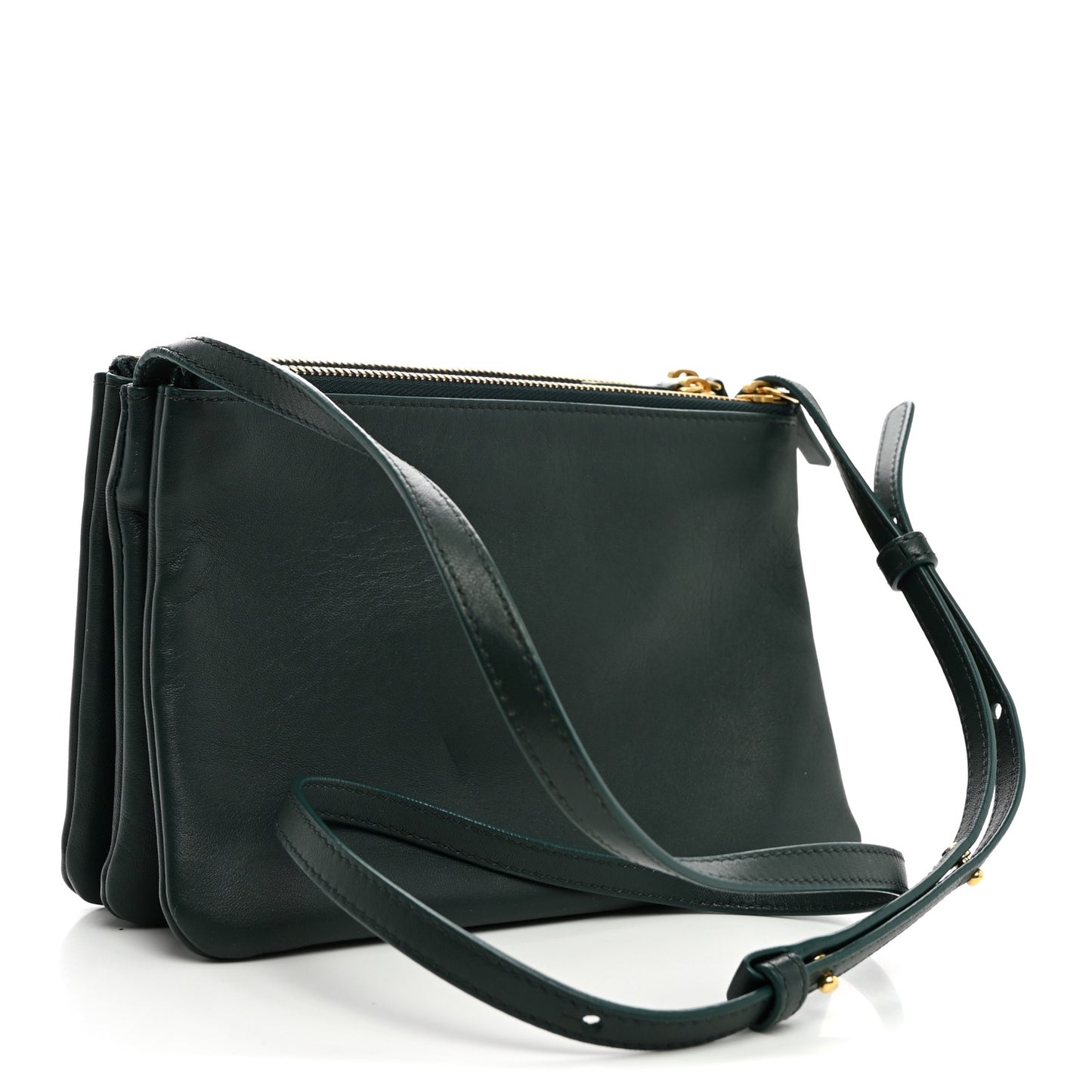 Lambskin Small Trio Crossbody Bag Amazone