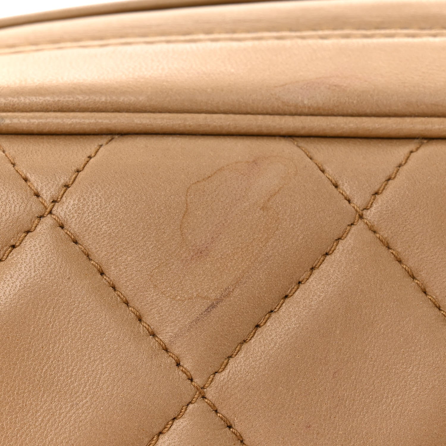 Chanel Lambskin Quilted Tassel Flap Camera Case Beige 13 of 13