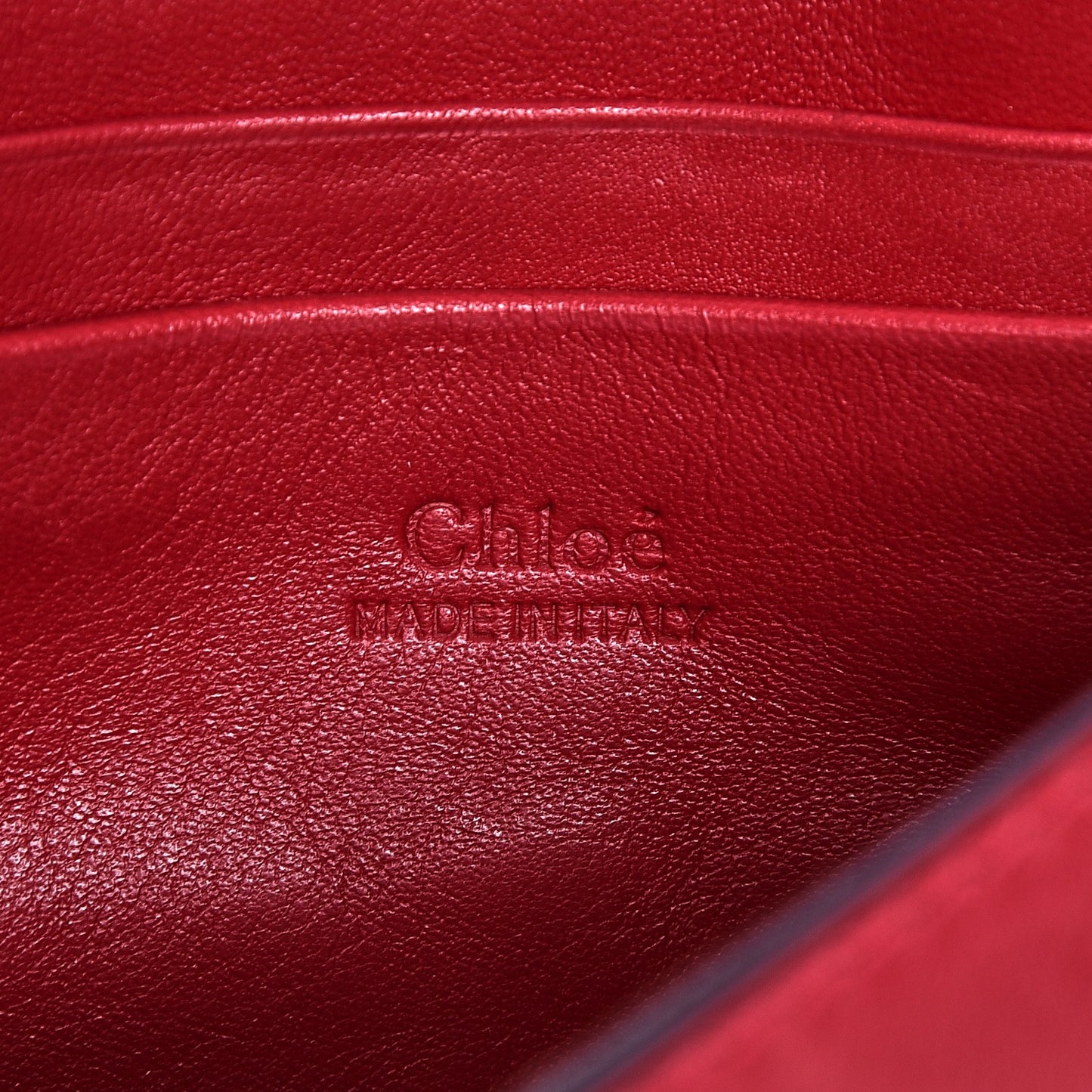 Suede Calfskin Mini Faye Shoulder Bag Tulip Red