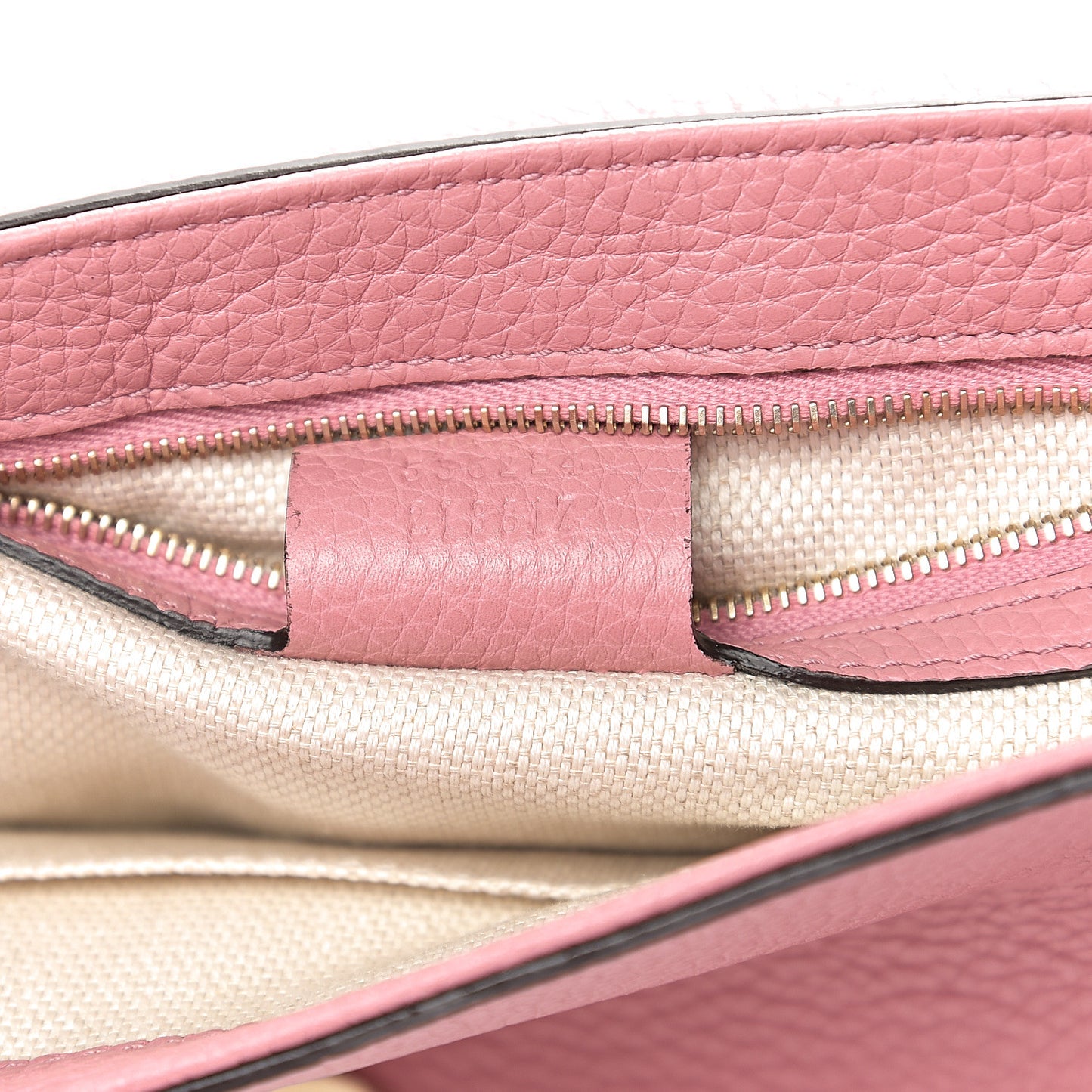 Pebbled Calfskin Medium Soho Flap Crossbody Pink
