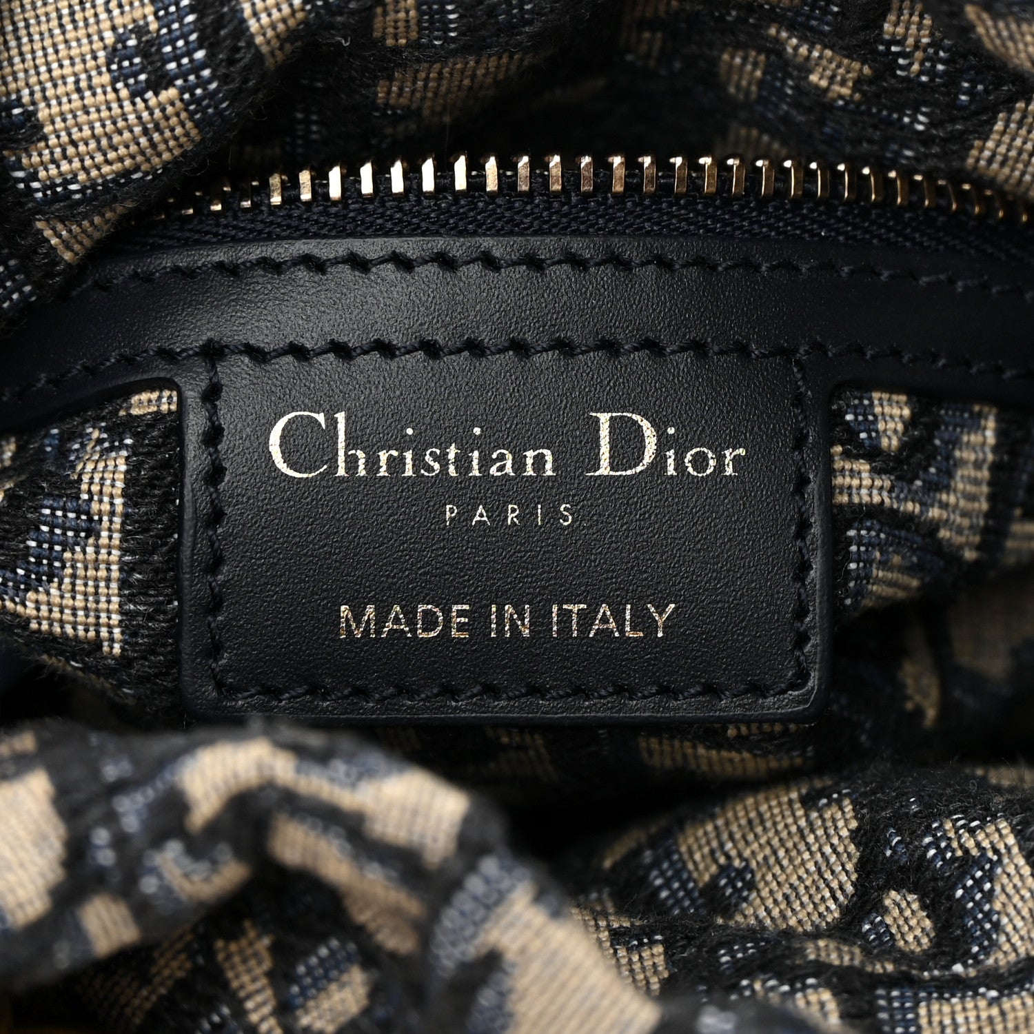 Christian Dior Wicker Oblique Mini Lady Dior Bag Blue 6 of 9