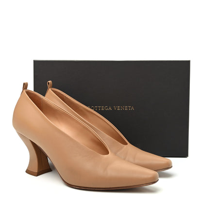 Bottega Veneta Nappa Almond Pumps 38 Nude 11 of 11