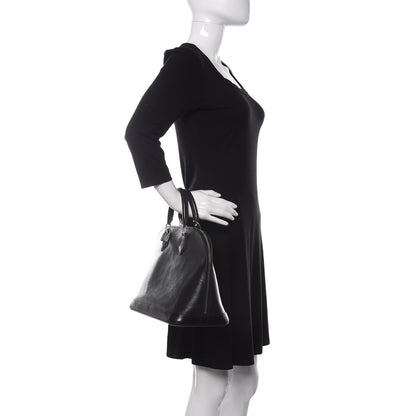 Louis Vuitton Epi Alma MM Black 2 of 8