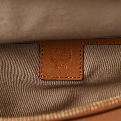 MCM Visetos Stark Belt Bag Cognac 6 of 8