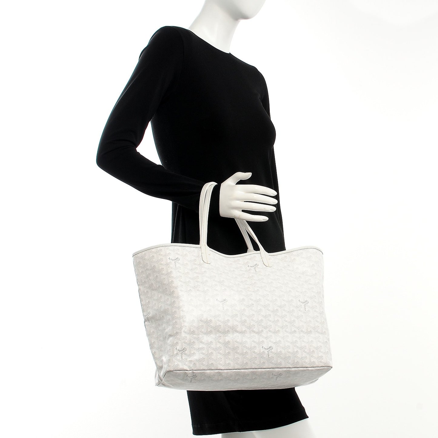 Goyardine Saint Louis PM White