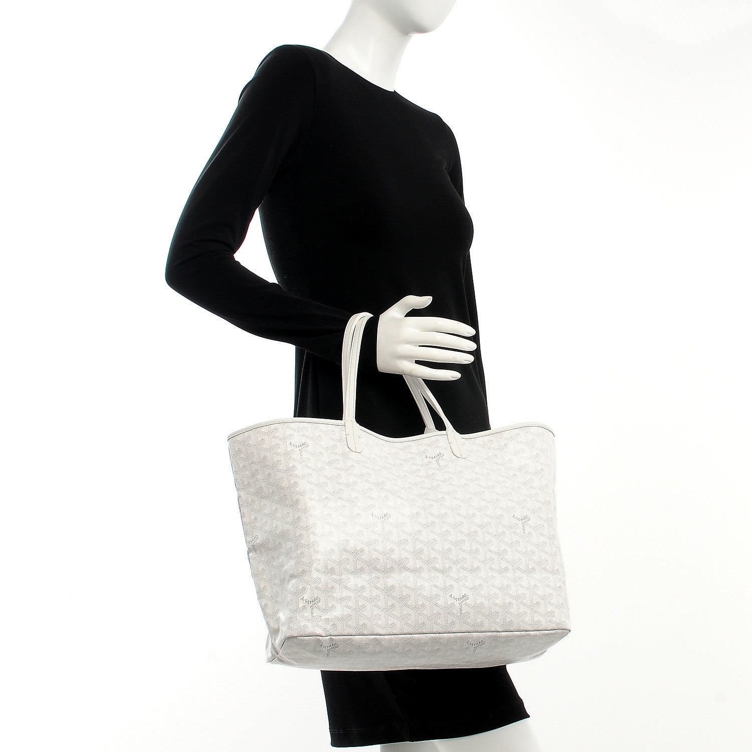 Goyard Goyardine Saint Louis PM White 2 of 9