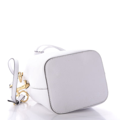 Fendi Vitello Cruise F is Fendi Mini Mon Tresor Bucket Bag Optical White 4 of 9